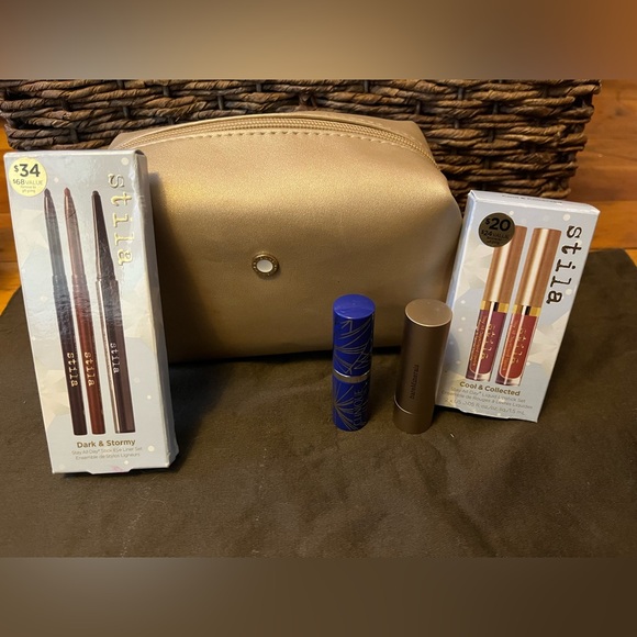 Bvlgari Make Up Case+New Stilla,Clinique,Bare Minerals Make Up Bundle - Picture 9 of 10